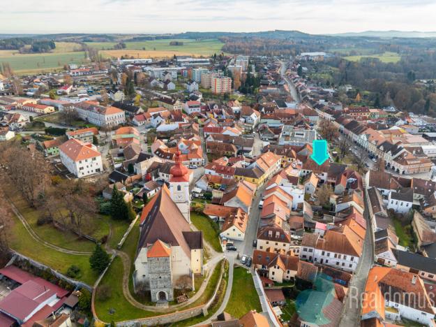 Prodej vícegeneračního domu, Trhové Sviny, Žižkovo náměstí, 340 m2