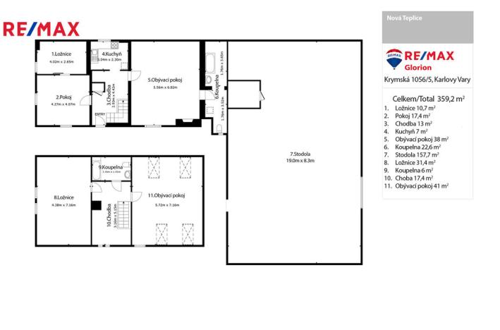 Prodej zemědělské usedlosti, Chyše, Nová Teplice, 359 m2