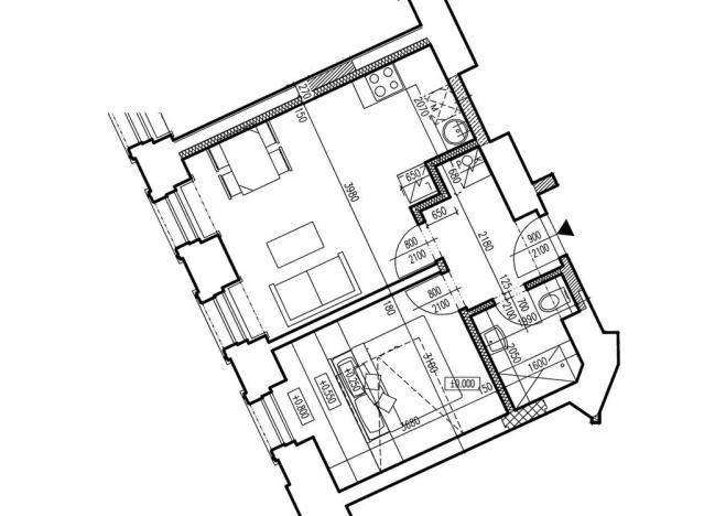 Pronájem bytu 2+kk, Praha - Vinohrady, Čermákova, 38 m2