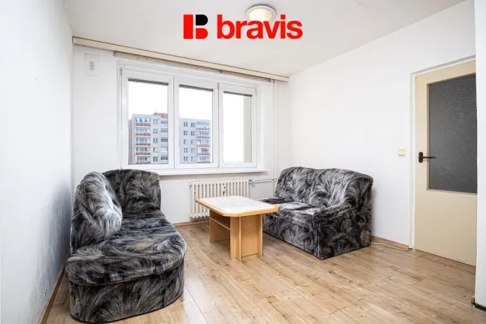 Pronájem bytu 2+kk, Brno - Bohunice, Spodní, 44 m2