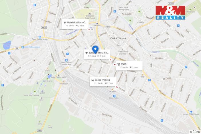 Prodej bytu 2+1, Česká Třebová, Nové náměstí, 51 m2