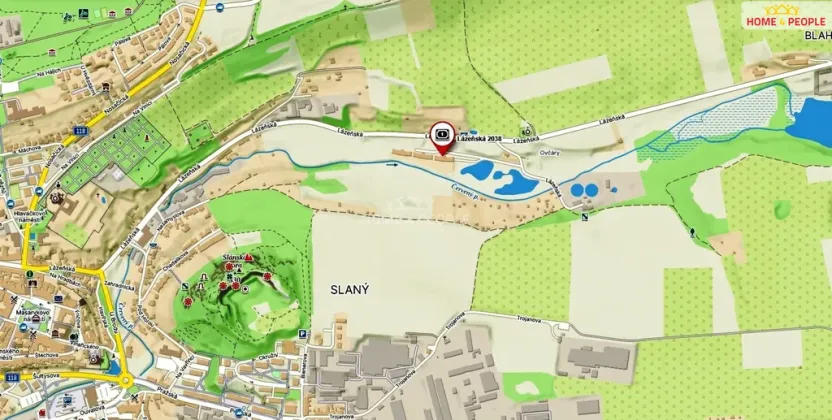 Pronájem bytu 2+kk, Slaný, Lázeňská, 78 m2