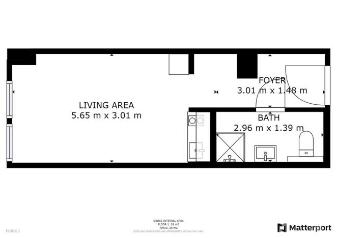 Pronájem bytu 1+kk, Praha - Jinonice, Peroutkova, 26 m2
