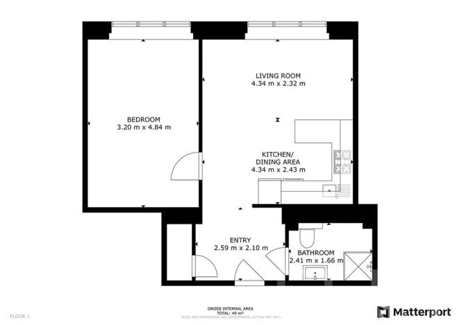 Pronájem bytu 2+kk, Praha - Libeň, Novákových, 40 m2