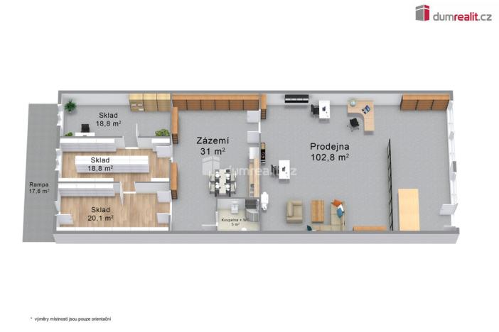 Prodej obchodního prostoru, Ústí nad Labem - Ústí nad Labem-centrum, SNP, 191 m2