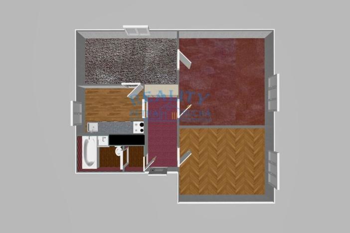 Pronájem bytu 3+1, Roudnice nad Labem, Kpt. Jaroše, 58 m2