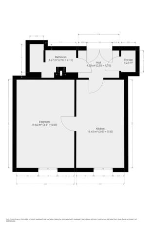 Pronájem bytu 2+kk, Praha - Holešovice, Na Maninách, 47 m2