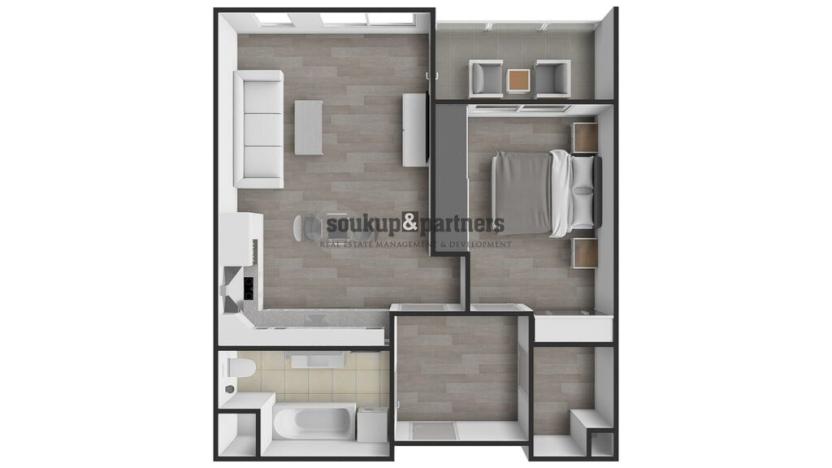 Prodej bytu 2+kk, Praha - Ruzyně, Stočesova, 54 m2