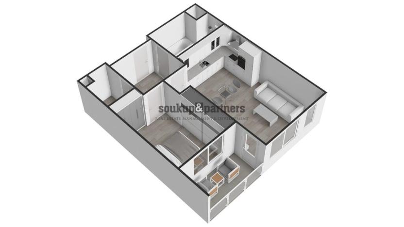 Prodej bytu 2+kk, Praha - Ruzyně, Stočesova, 54 m2