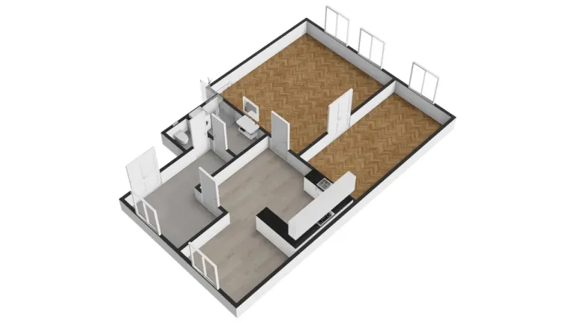 Pronájem bytu 3+kk, Praha - Holešovice, Dukelských hrdinů, 90 m2