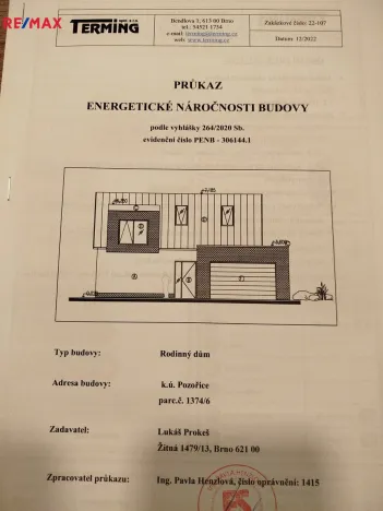 Prodej rodinného domu, Pozořice, 277 m2