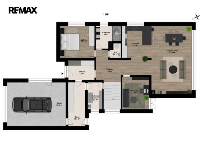 Prodej rodinného domu, Pozořice, 277 m2