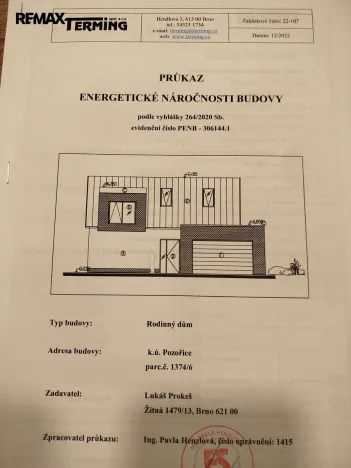 Prodej rodinného domu, Pozořice, 277 m2