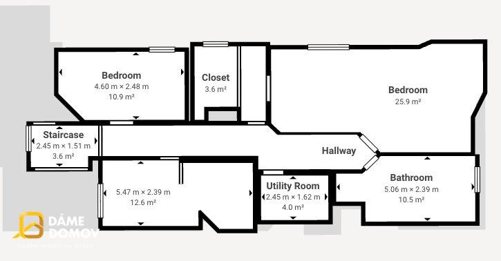 Prodej rodinného domu, Hodonín, Mírové nám., 279 m2