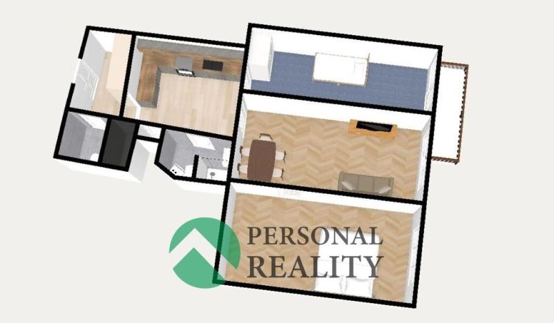 Prodej bytu 3+1, Praha - Košíře, Musílkova, 82 m2