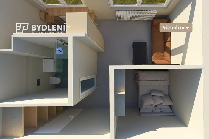 Prodej bytu 1+1, Hrob, Rybniční, 27 m2