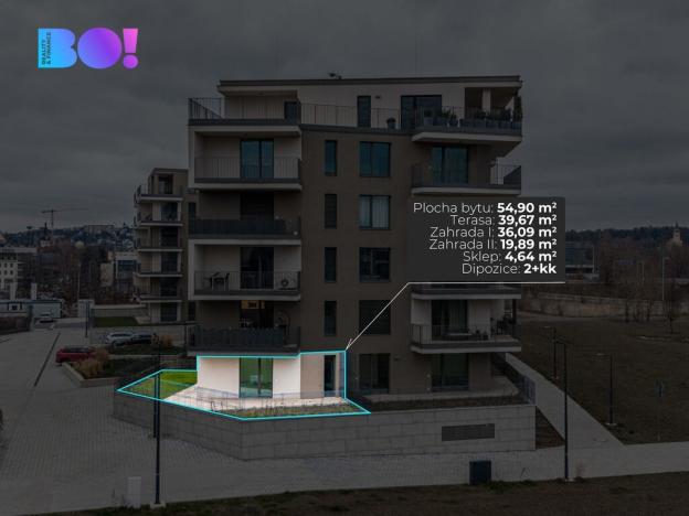 Pronájem bytu 2+kk, Ostrava, F. X. Riepla, 54 m2