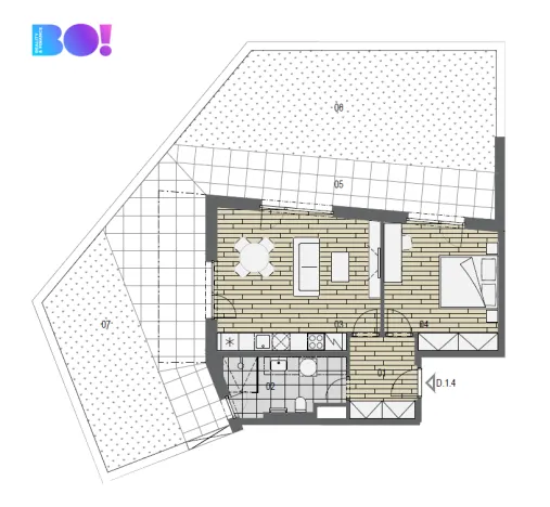 Pronájem bytu 2+kk, Ostrava, F. X. Riepla, 161 m2
