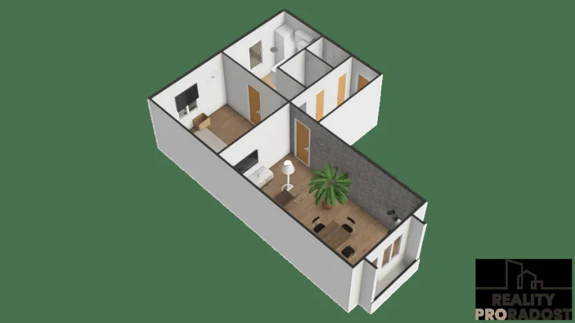 Prodej bytu 2+1, Třinec, Slezská, 55 m2