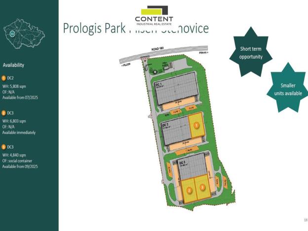 Pronájem skladu, Plzeň - Černice, K Cihelnám, 6766 m2