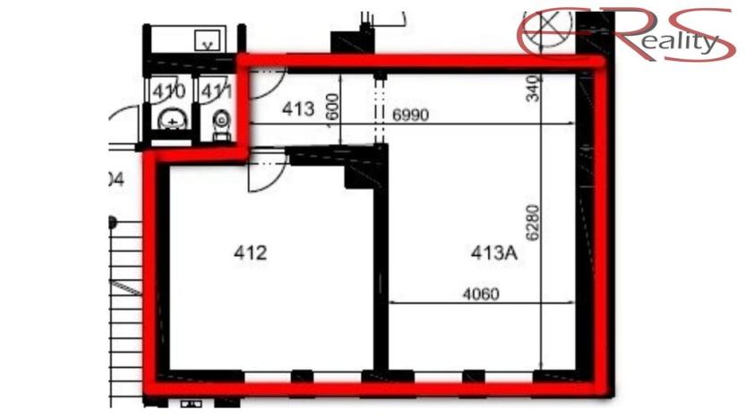 Pronájem kanceláře, Jablonec nad Nisou, Podhorská, 49 m2