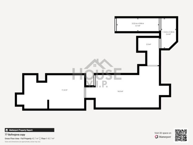 Prodej bytu 2+kk, Praha - Žižkov, Bořivojova, 39 m2