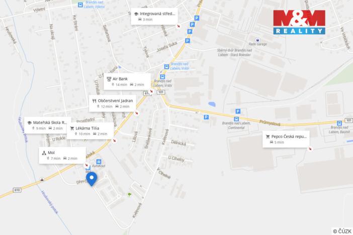 Pronájem bytu 1+kk, Brandýs nad Labem-Stará Boleslav - Brandýs nad Labem, Dřevčická, 38 m2