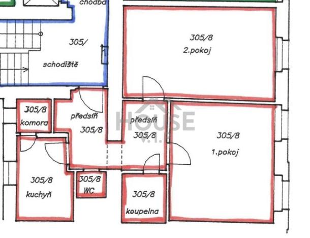 Pronájem bytu 2+1, Praha - Vinohrady, Londýnská, 64 m2
