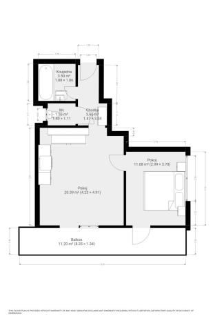 Pronájem bytu 2+kk, Brno, Křepelčí, 47 m2