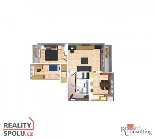 Pronájem bytu 3+1, Ostrava - Moravská Ostrava, Vítkovická, 73 m2