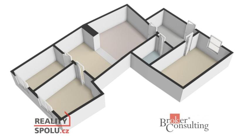 Prodej bytu 4+kk, Brno - Zábrdovice, Cejl, 76 m2