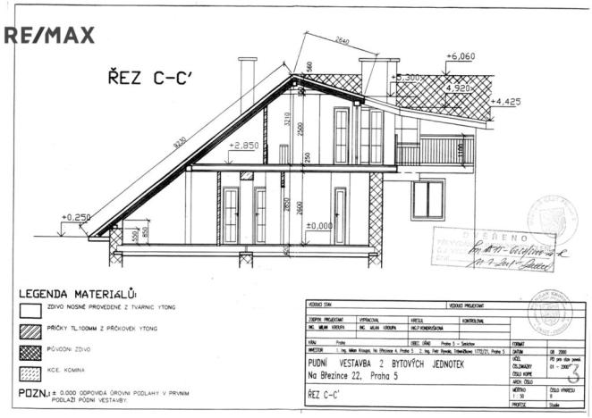 Prodej atypického bytu, Praha - Smíchov, Na Březince, 135 m2
