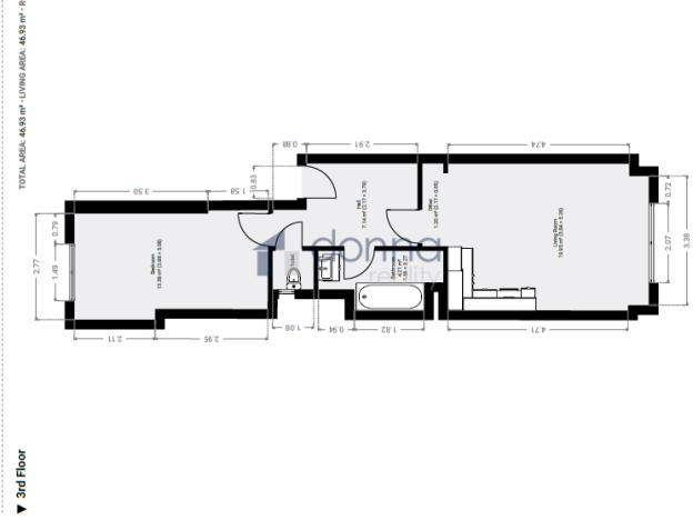 Pronájem bytu 2+kk, Praha - Vinohrady, Šrobárova, 47 m2