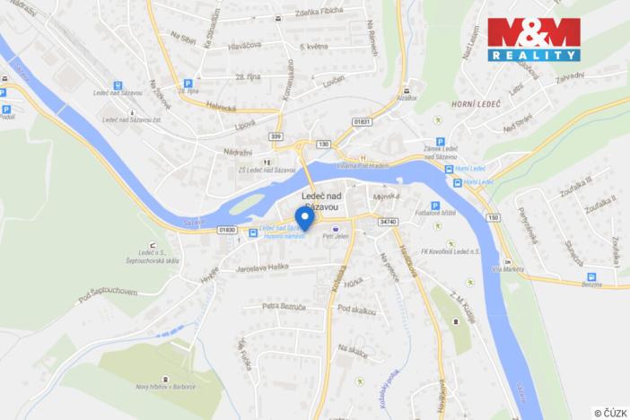 Pronájem obchodního prostoru, Ledeč nad Sázavou, Husovo náměstí, 62 m2