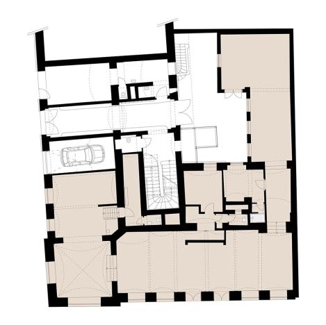 Pronájem obchodního prostoru, Praha - Žižkov, Jeronýmova, 277 m2