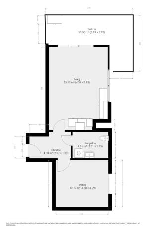 Pronájem bytu 2+kk, Brno, Chudčická, 44 m2