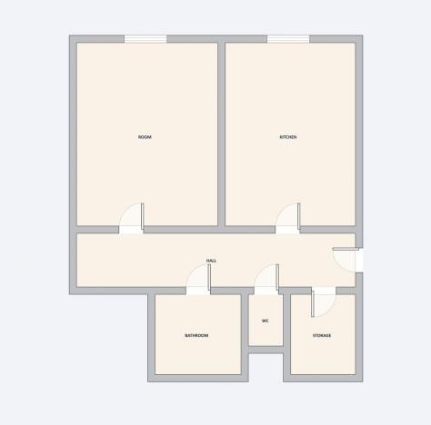 Pronájem bytu 2+kk, Praha - Smíchov, Kroftova, 58 m2