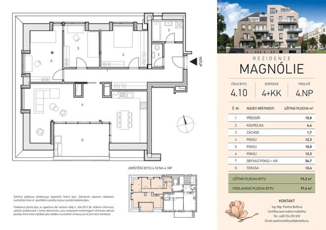 Prodej bytu 4+kk, Praha - Vysočany, U vysočanského pivovaru, 91 m2