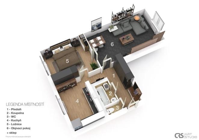 Pronájem bytu 2+1, Praha - Malešice, Bydžovského, 58 m2