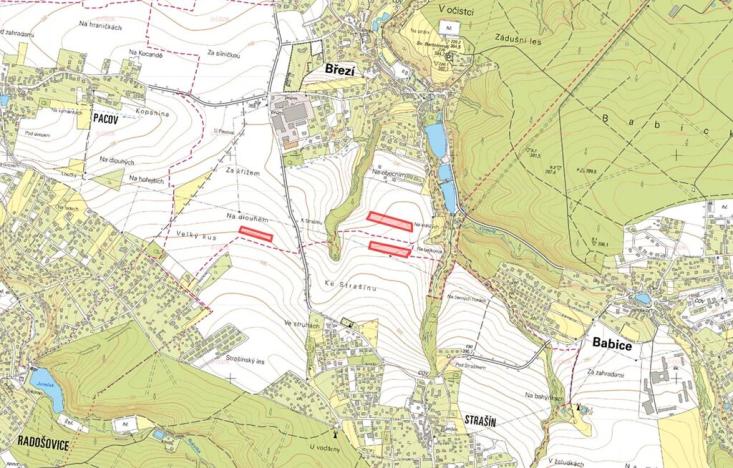 Prodej pole, Březí, 16922 m2