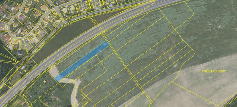 Prodej pole, Mníšek pod Brdy, 1184 m2
