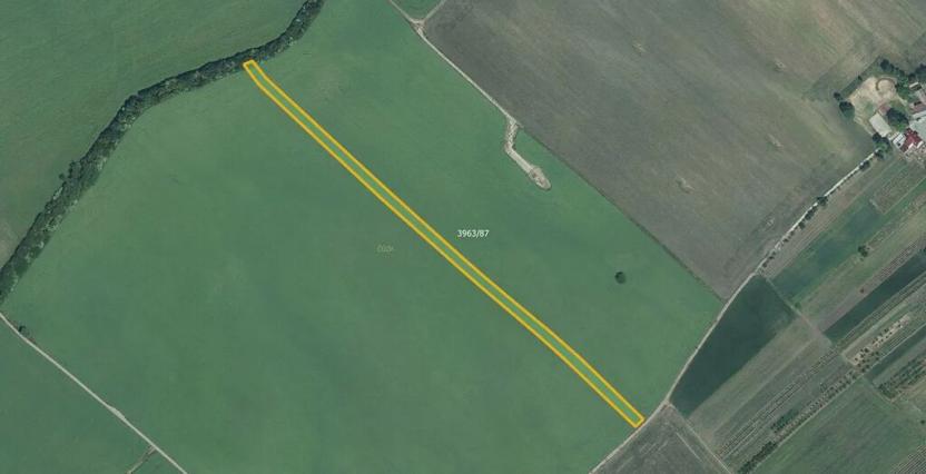 Prodej pole, Moravská Nová Ves, 10527 m2