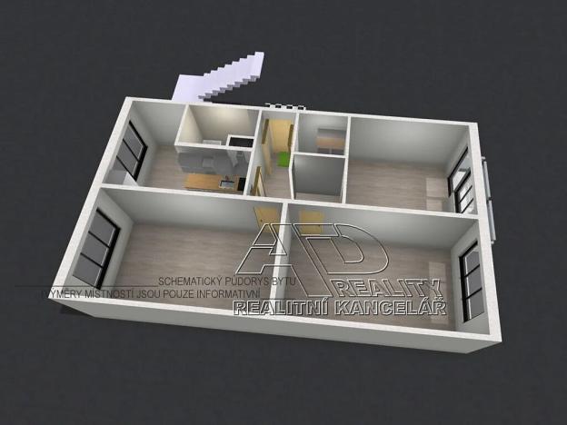 Prodej bytu 3+1, České Budějovice, Nádražní, 80 m2