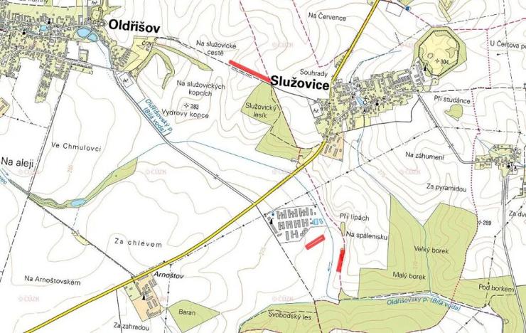 Prodej pole, Oldřišov, 11074 m2