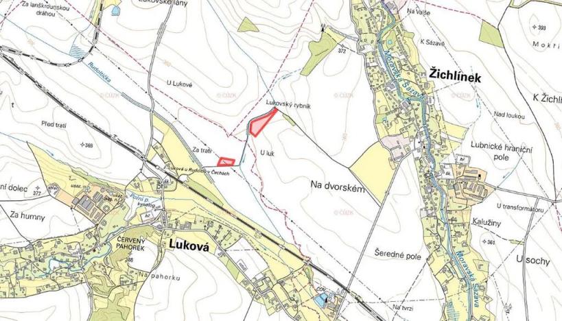 Prodej pole, Žichlínek, 24570 m2