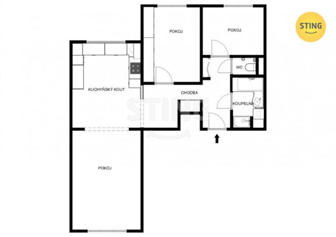 Prodej bytu 3+kk, Olomouc, Dr. Milady Horákové, 86 m2