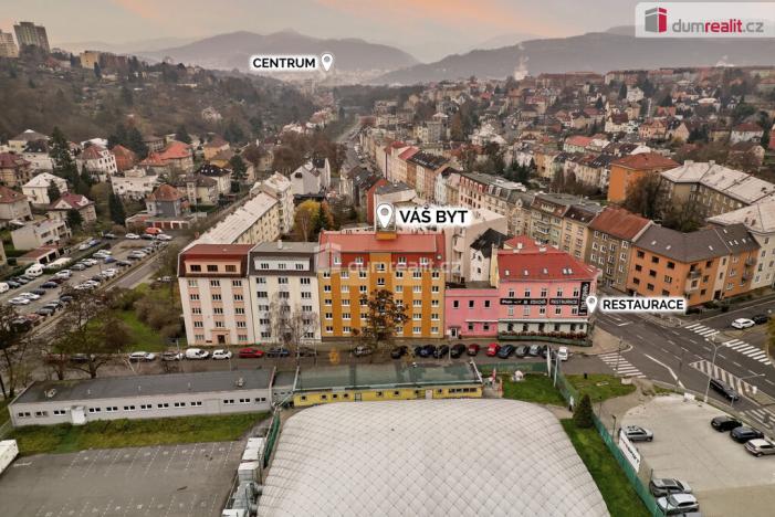 Prodej bytu 1+kk, Ústí nad Labem - Klíše, U Stadiónu, 16 m2