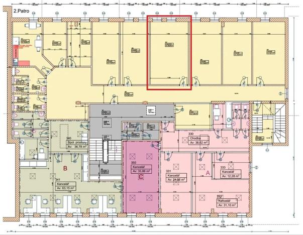 Pronájem kanceláře, Sedliště, 31 m2