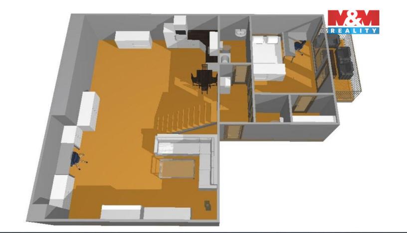 Prodej atypického bytu, Praha - Střešovice, Za Pohořelcem, 114 m2
