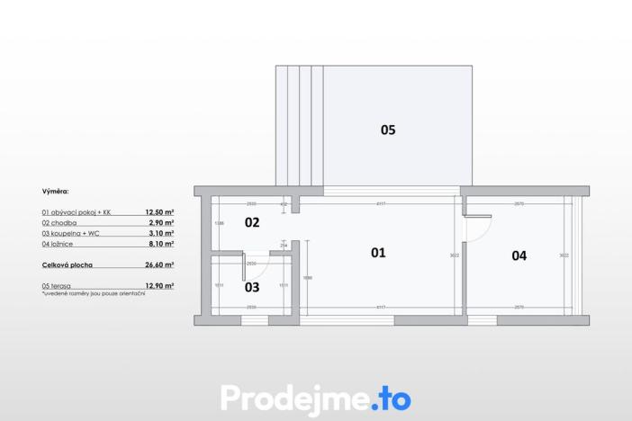 Prodej rodinného domu, Dobšice, 27 m2